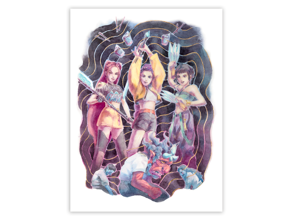 Huntrix Art Print
