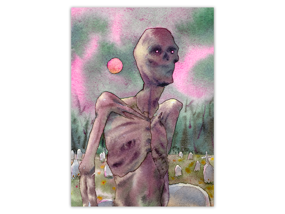 Zombie Art Print