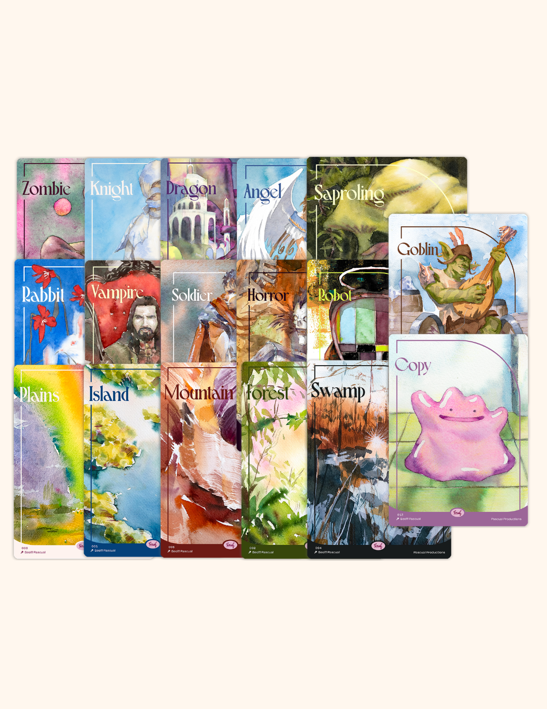 MTG Lands & Tokens Sets