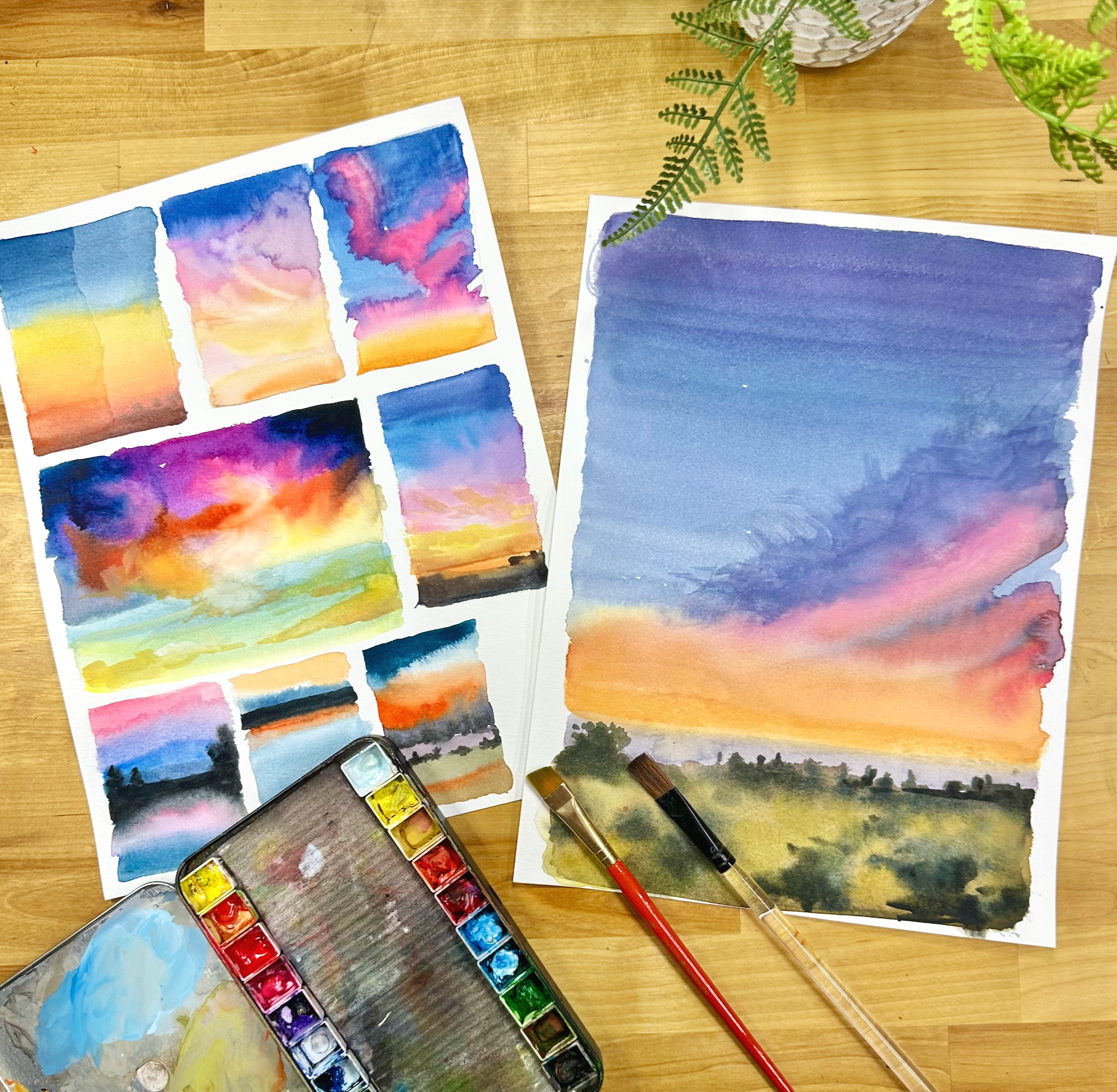 Sunset Skies April 21st 6:30-8:30pm