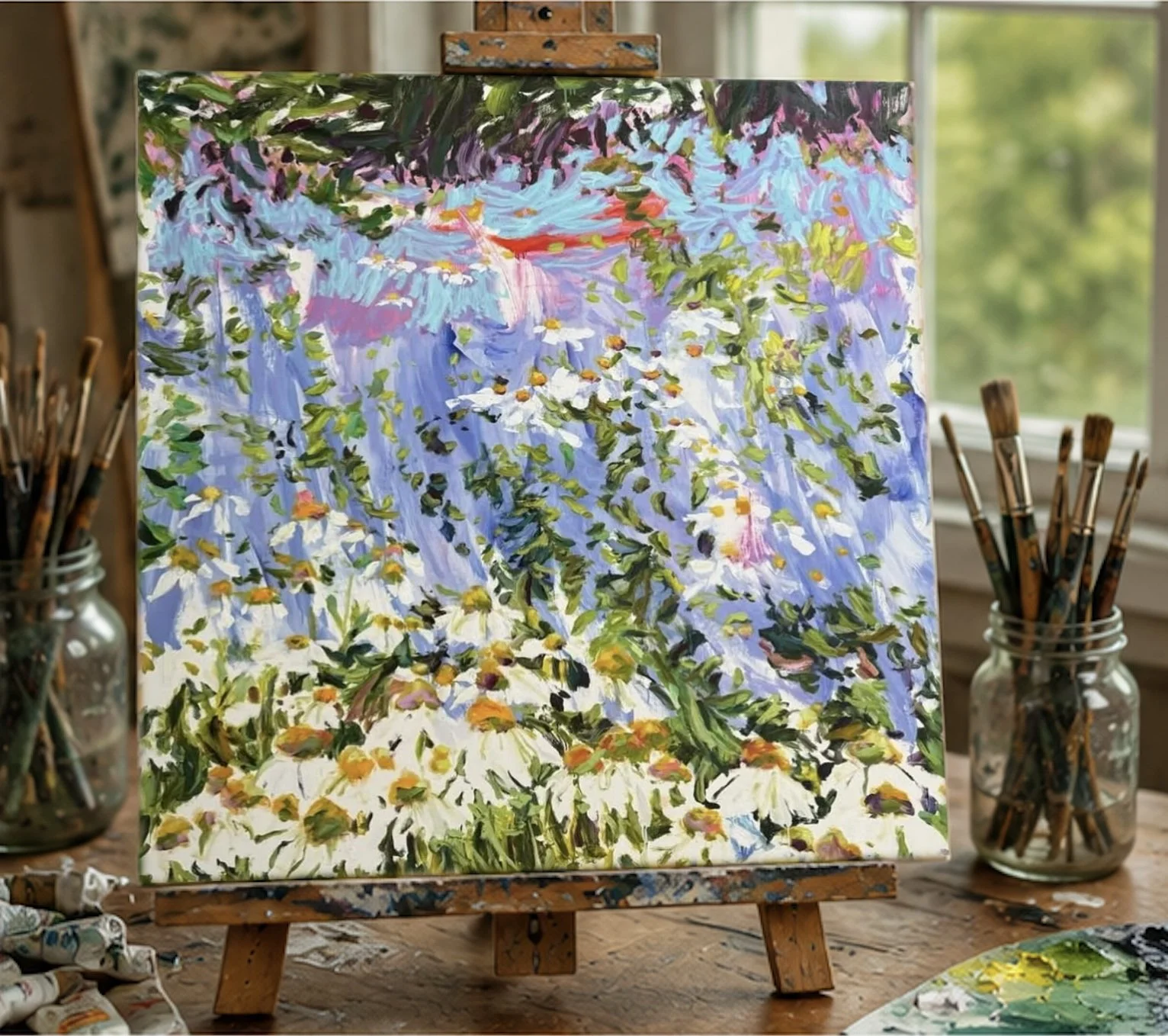Wildflower Fields in Oil Sept 15th