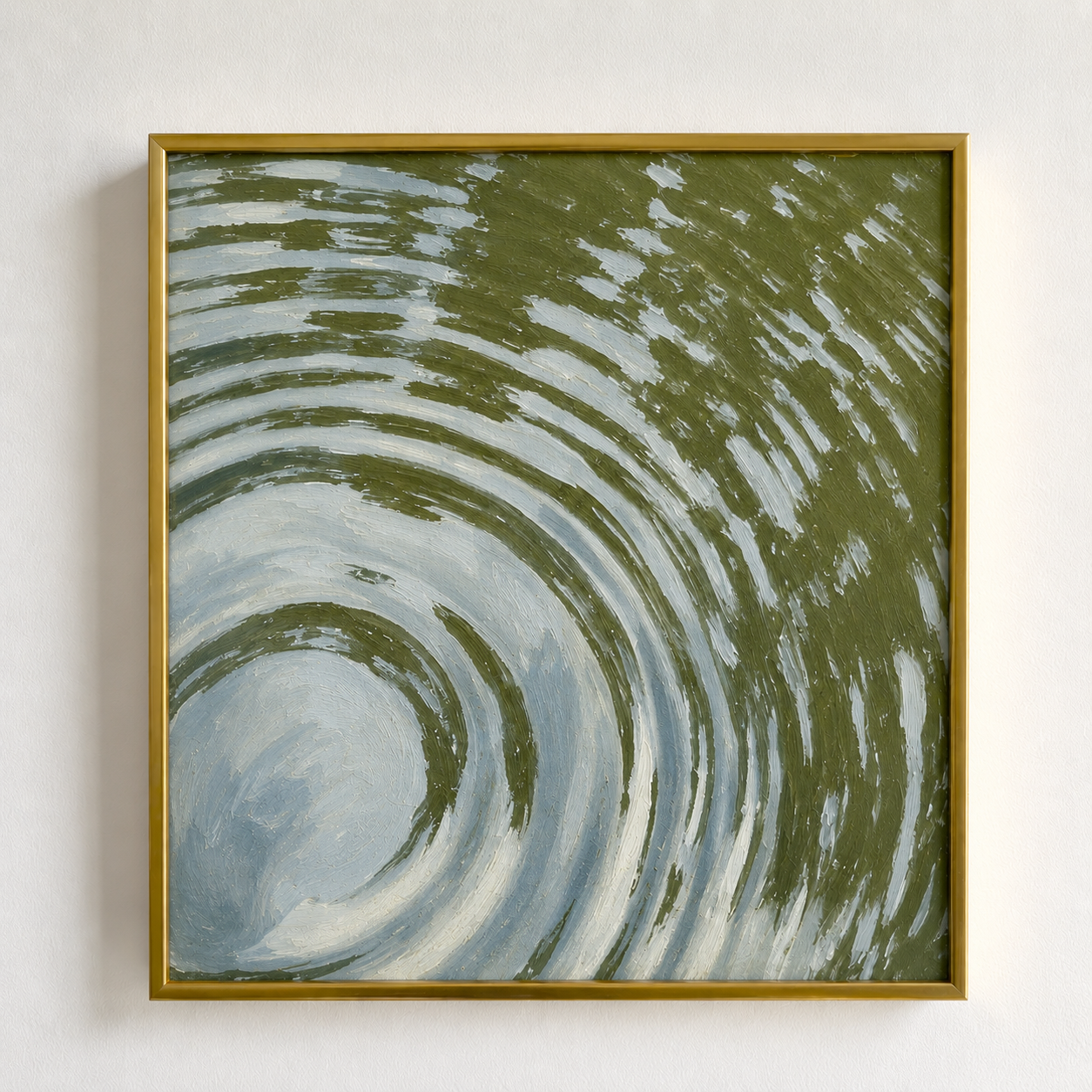 Oil Painting - Pond July 9th