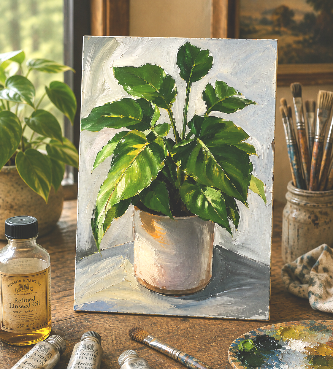 Oil Painting Botanical June 11th