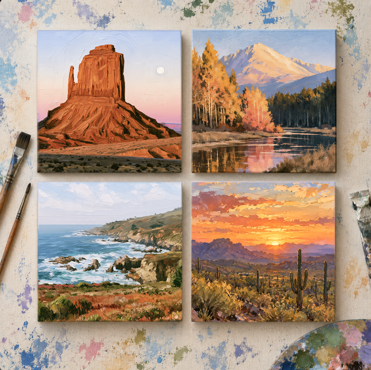 Paint West Oil Series - Tuesdays in November