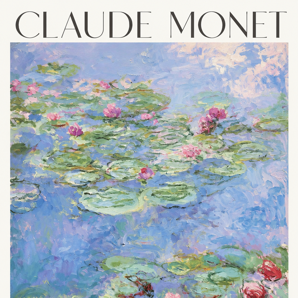Monet inspired Waterlilies in Oil Pastel Nov 19th