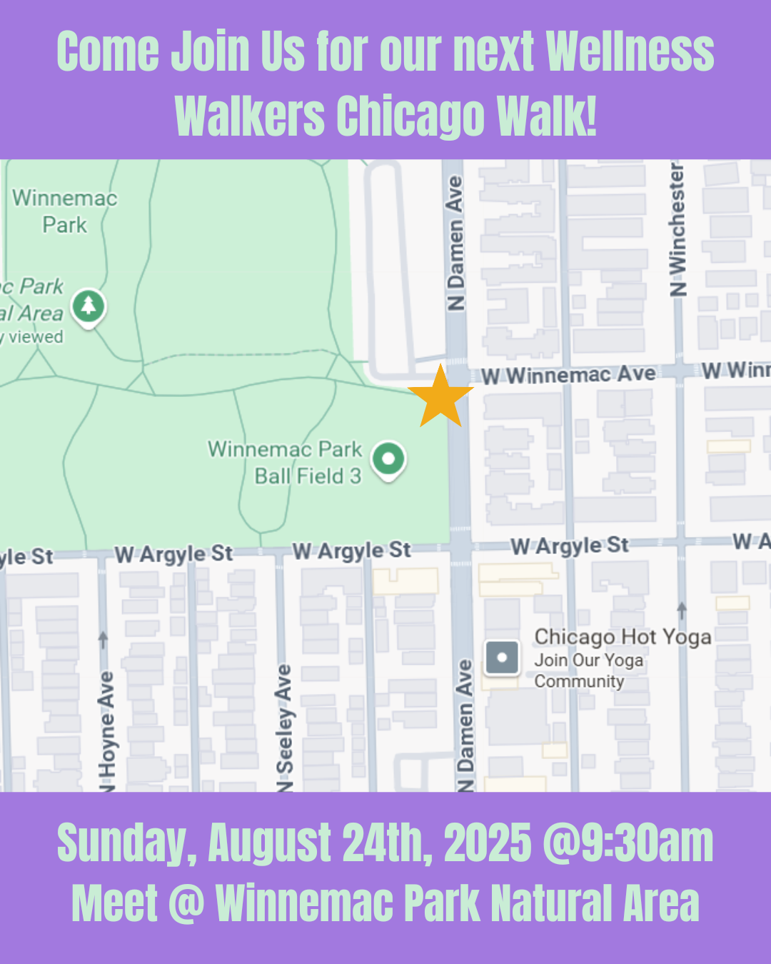 Wellness Walkers Chicago - August Walk