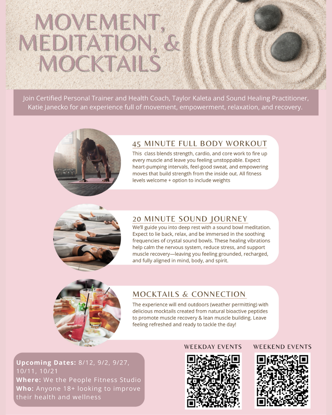 Movement, Meditation, &amp; Mocktails