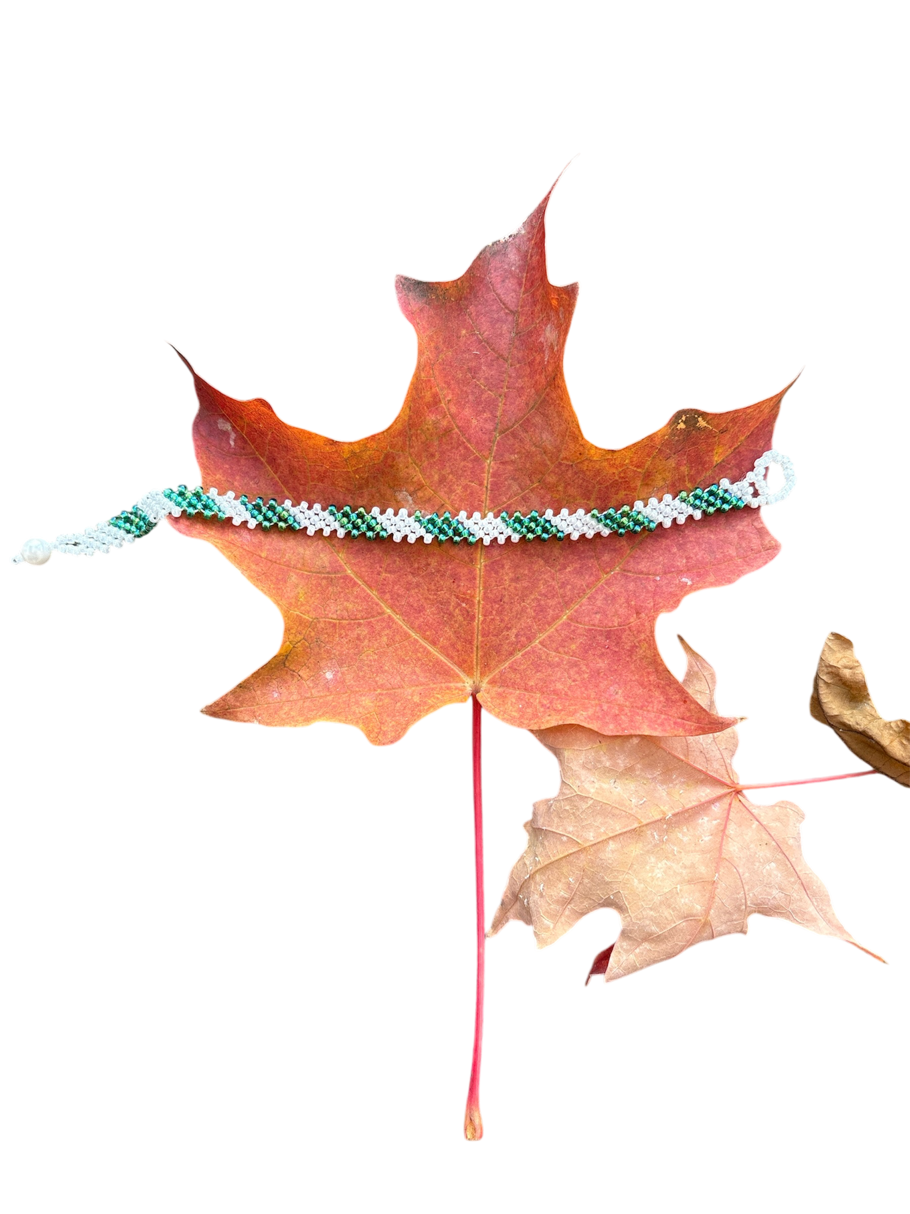 Beaded Slanted Stripes Bracelets