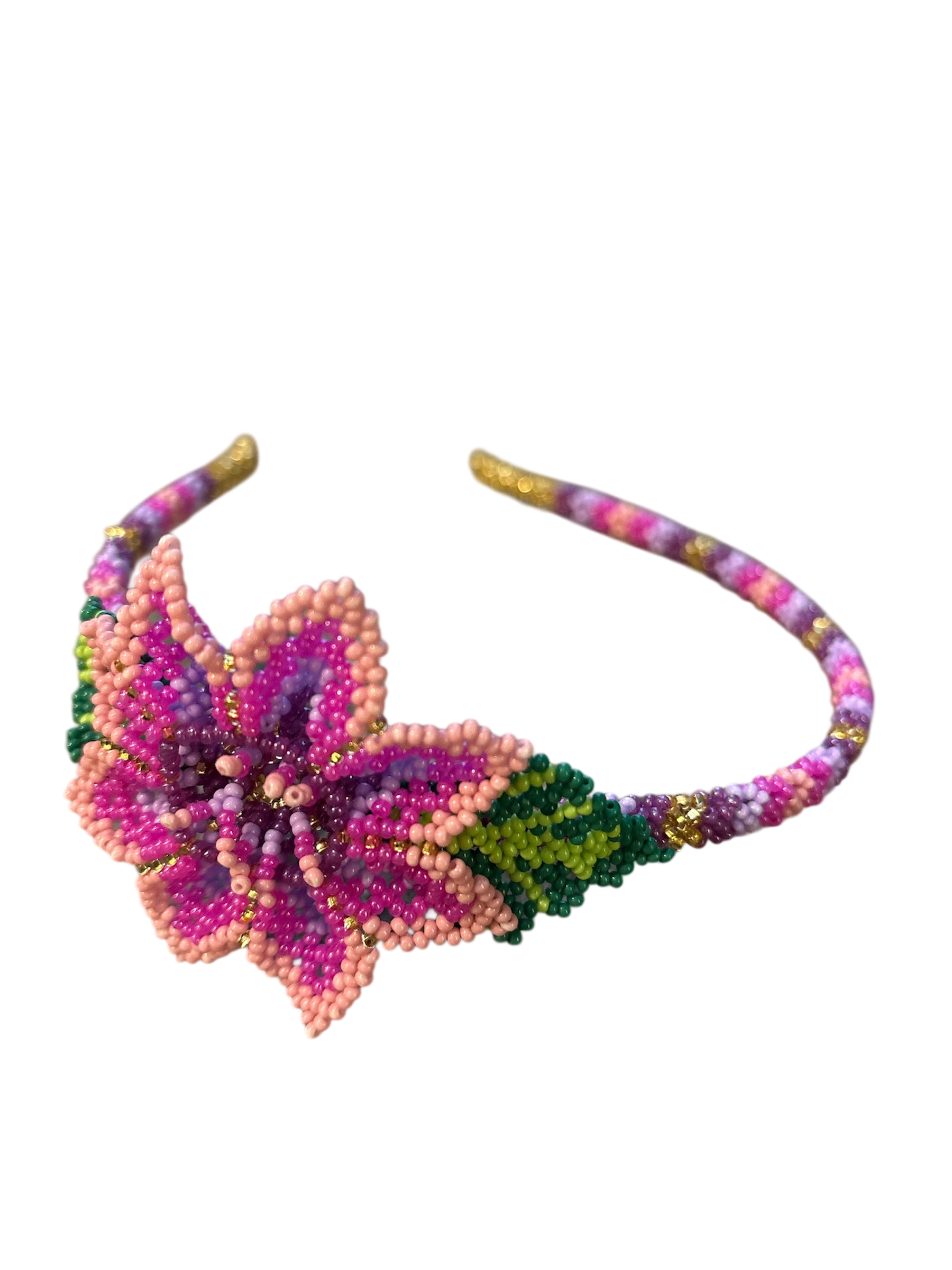 Beaded Flower Headband