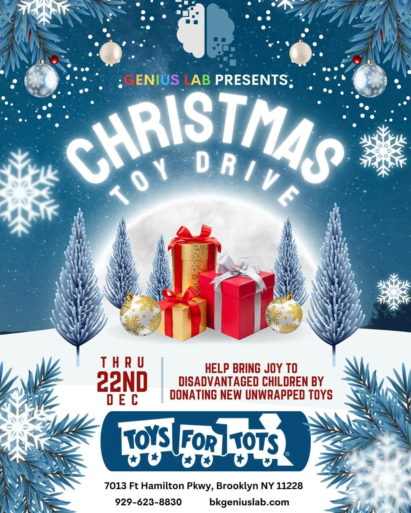 As Christmas quickly approaches let&rsquo;s bring joy to little hearts this holiday season! Help us make a difference by donating to Toys for Tots. Every contribution brings a smile to a child in need. Join us in spreading the warmth of giving! #toyf