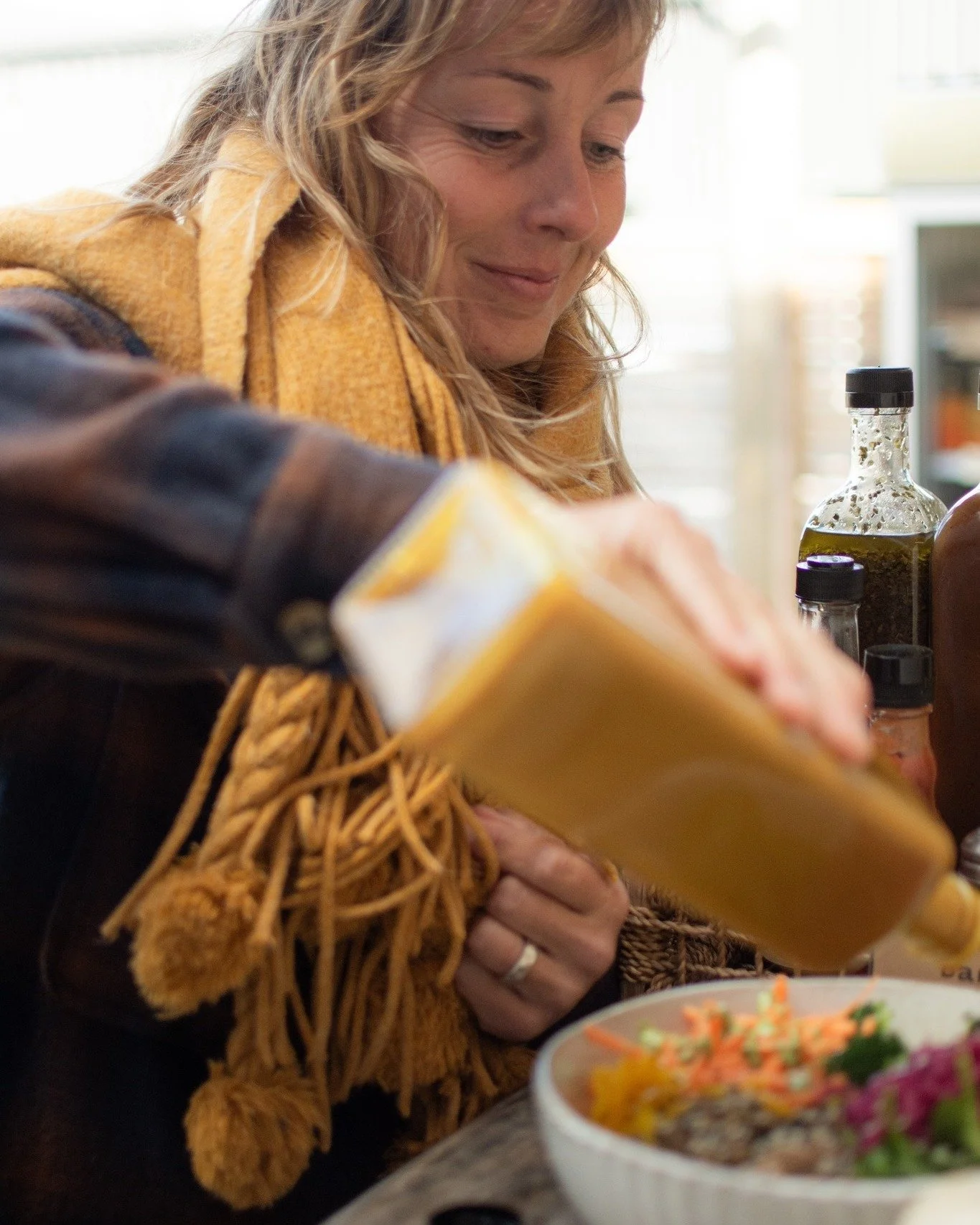 Swinging by for lunch this week? Don't forget to make use of our sauce bar 🌿
Each sauce is made from scratch, loaded with herbs, spice and love &ndash; the best way to make your bowl uniquely yours. 

...P.s, if you didn't hear the news, or needed m