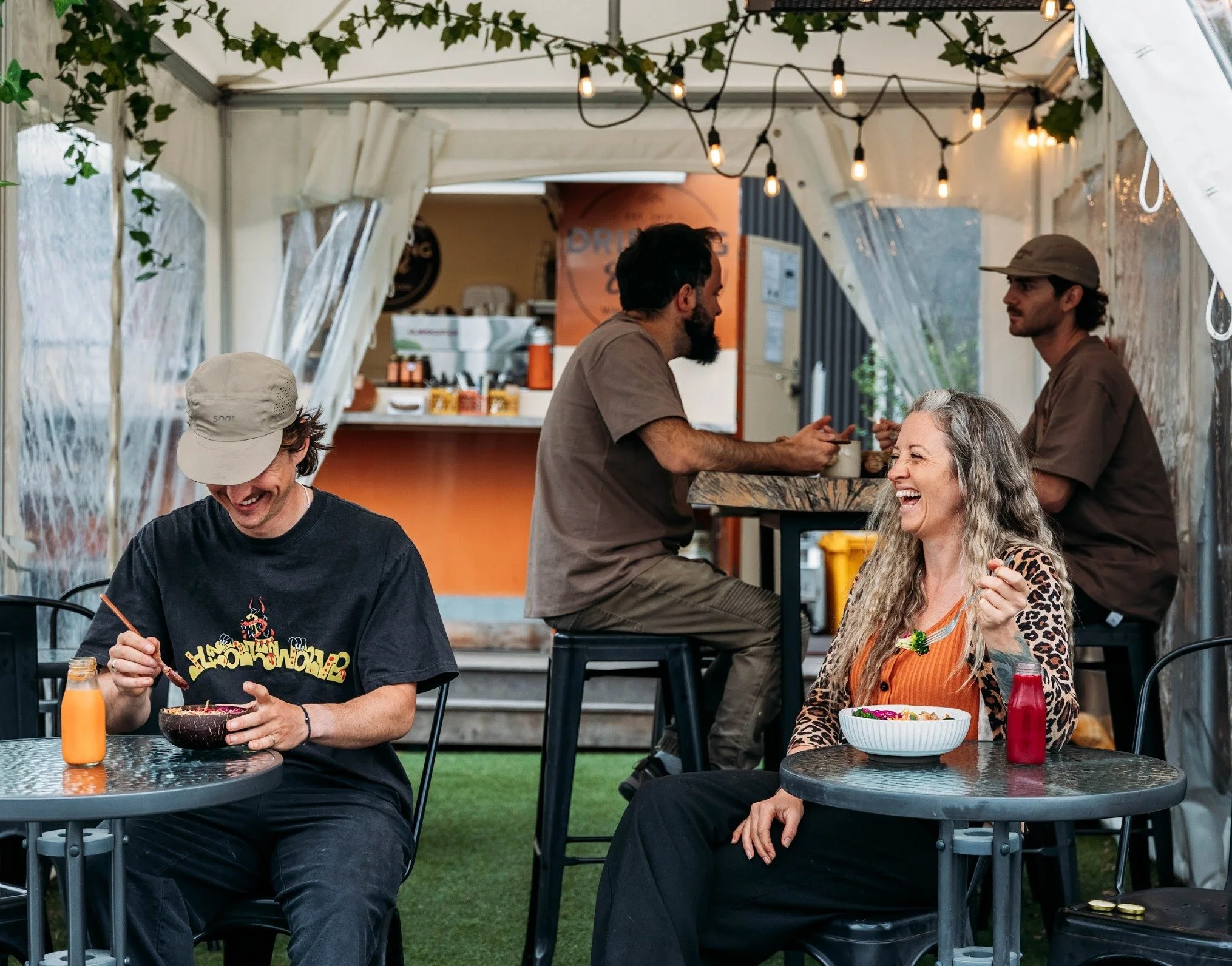 Shoulder season is here, which comes with a tweak to our hours, Dripping Bowl will be closed on Saturdays until July.

We&rsquo;ll be here Sunday - Friday 🤟🏼 Our marquee toasty warm, blankets to get extra cosy &amp; serving up all your whole food f
