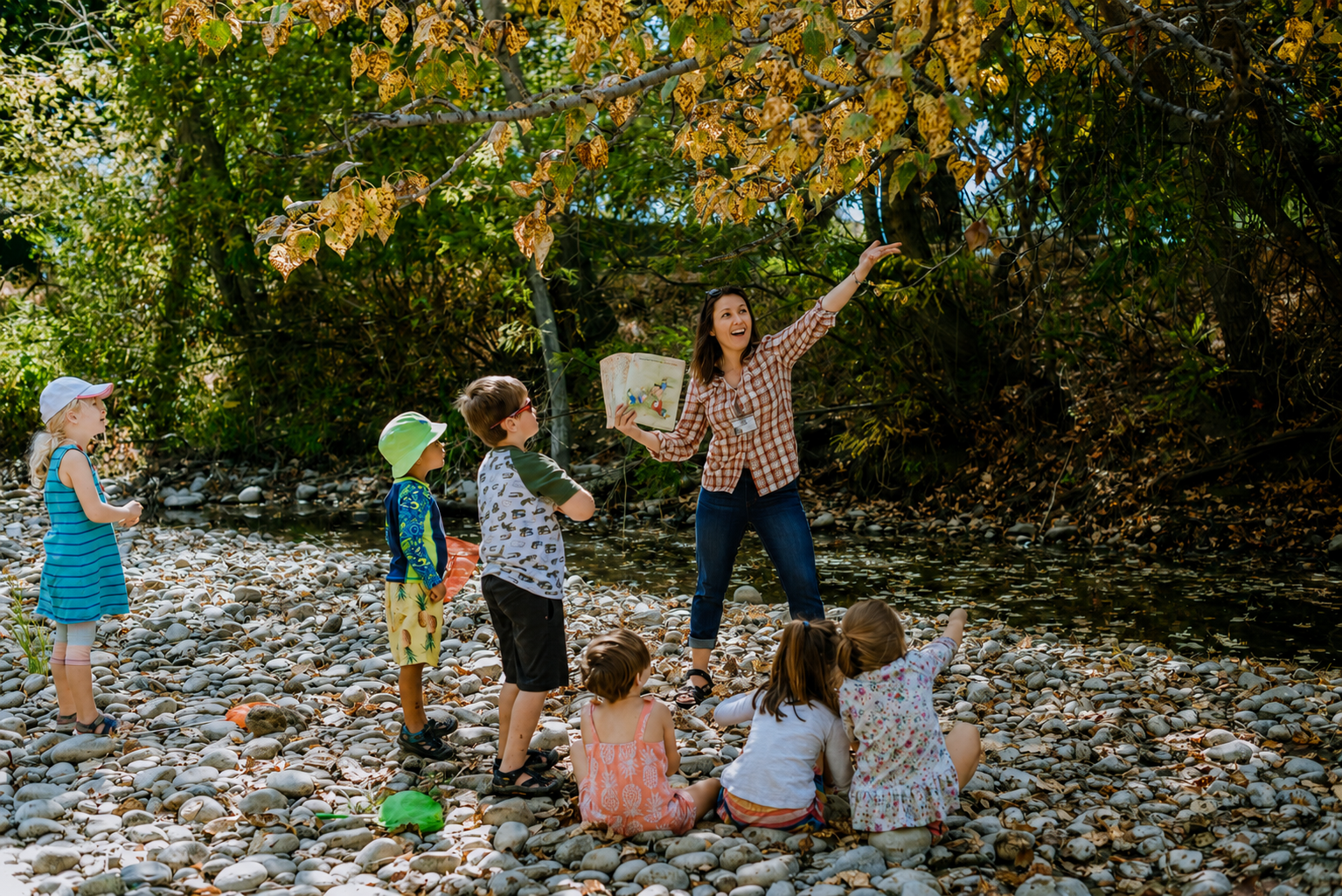 First day of Tuesday classes at Veterans Memorial Park and Eagle Greenbelt locations: Adventurers and Trackers!