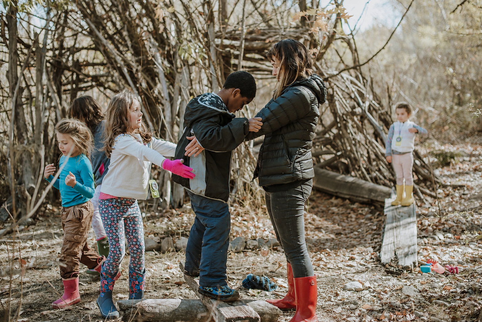 First day of Thursday classes at Veterans Memorial Park: Adventurers, Trackers, and Trailblazers