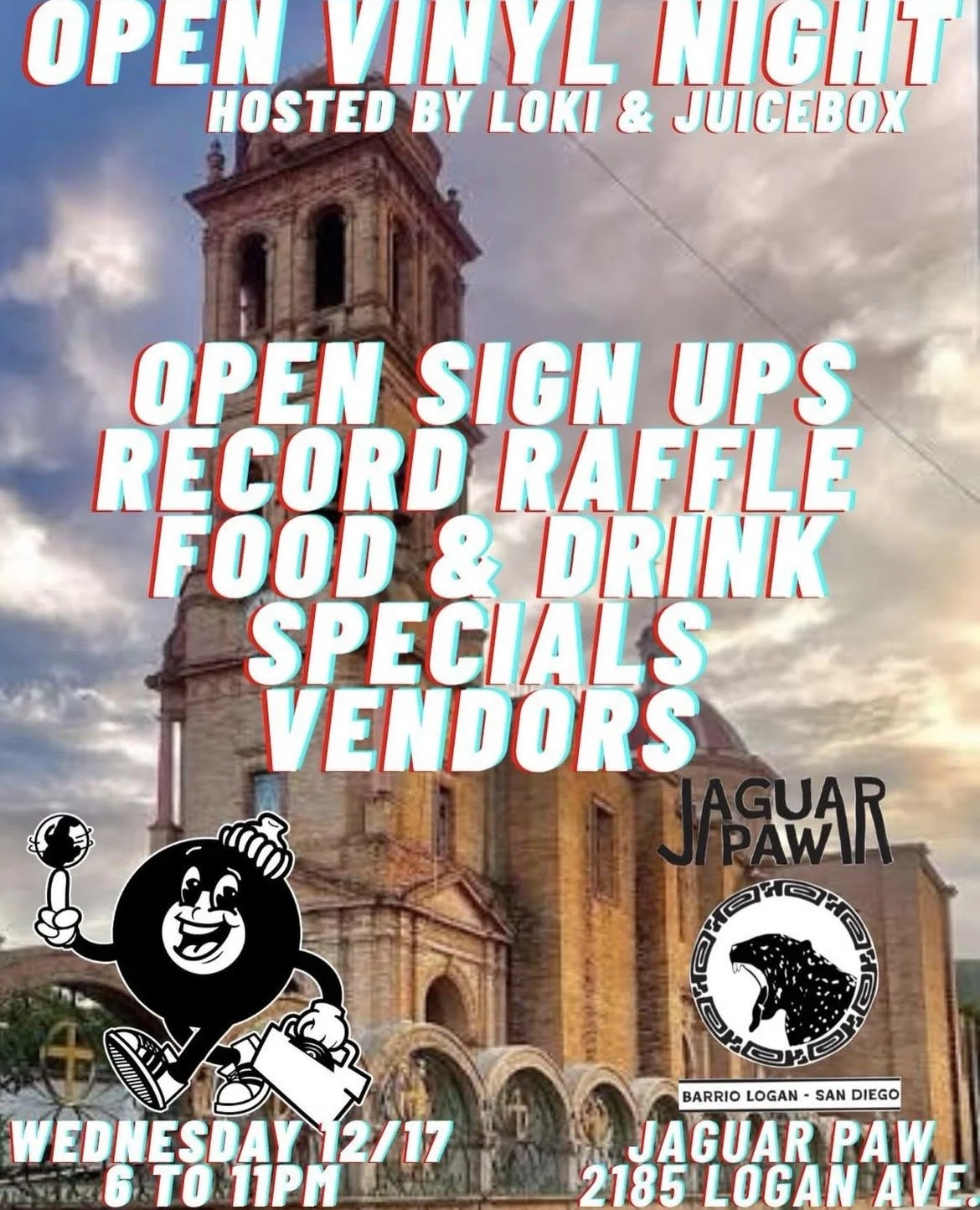 OPEN VINYL NIGHT by LOKI & JUICEBOX