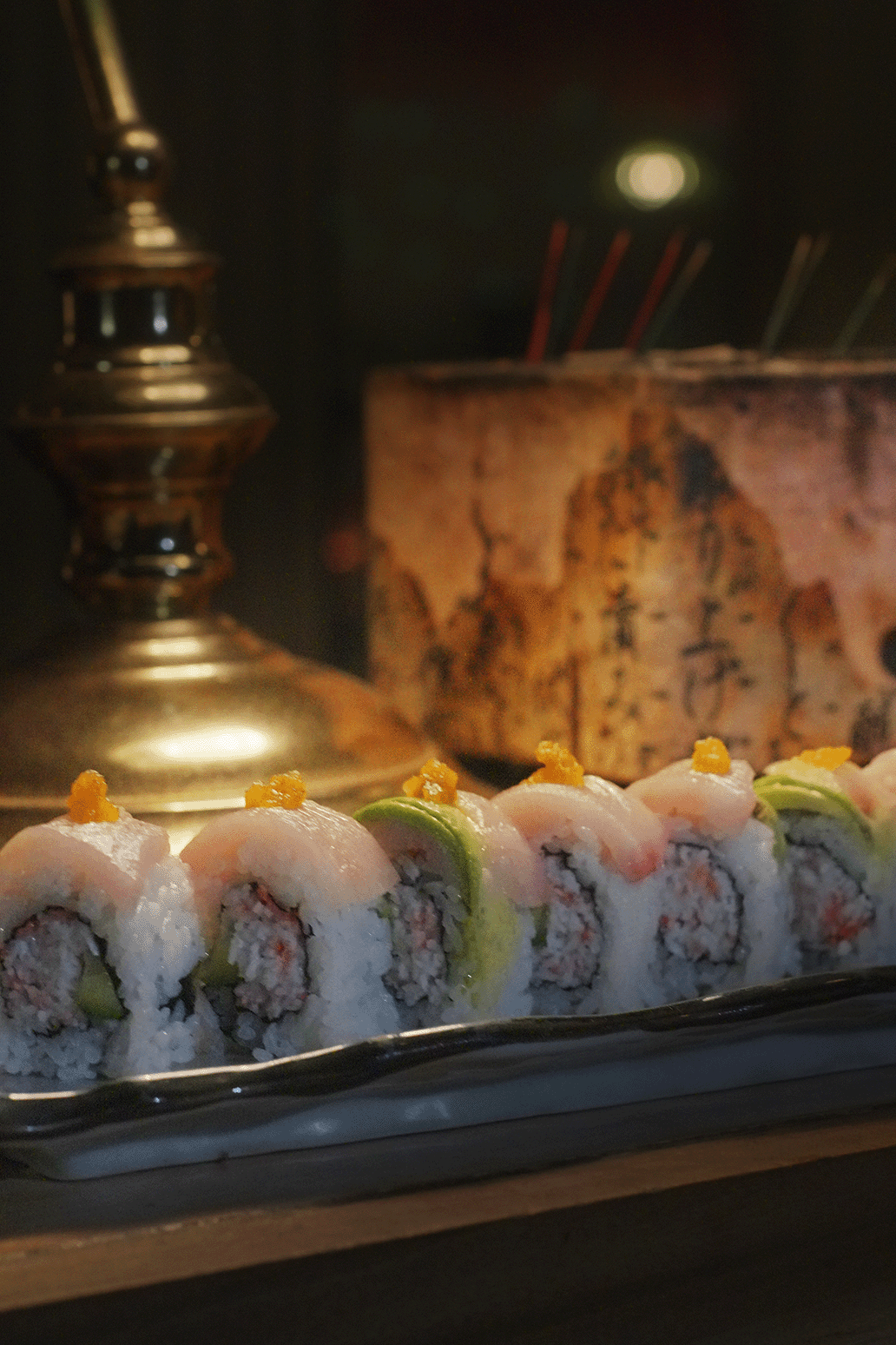 chavez sushi roll yellowtail yuzu kosho