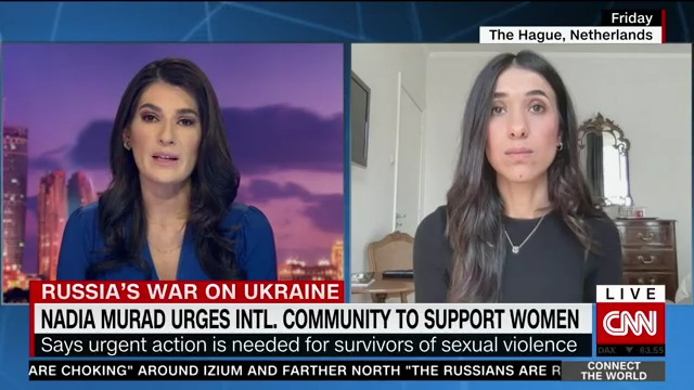 Nadia Murad Speaks to CNN About Conflict-Related Sexual Violence