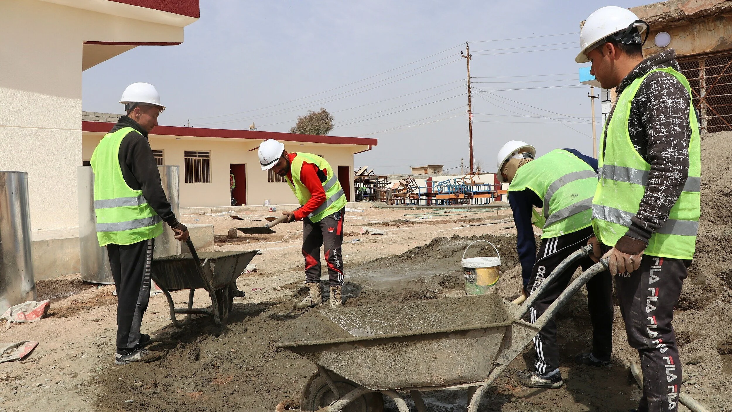 Nadia's Initiative and USAID are Rehabilitating Tel Banat Primary School
