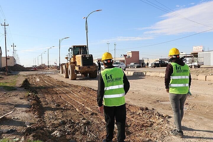 Nadia's Initiative and USAID Begin Rehabilitation of Sinuni Main Road