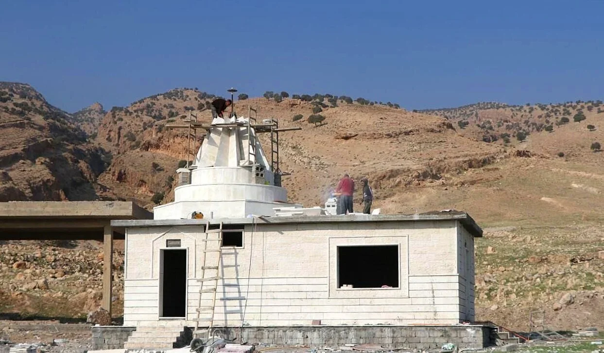 Nadia's Initiative is Rehabilitating  Malack Sheikh Hassan Temple in Sinjar