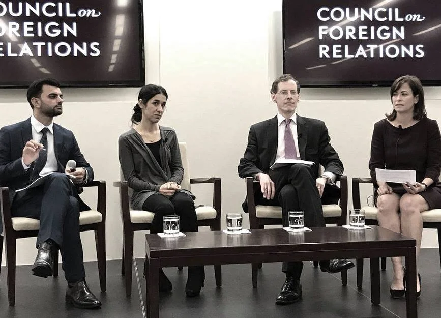 Nadia Murad Basee discussed how sexual violence &amp; human trafficking are used as tactics of terror The Council of Foreign Relations.