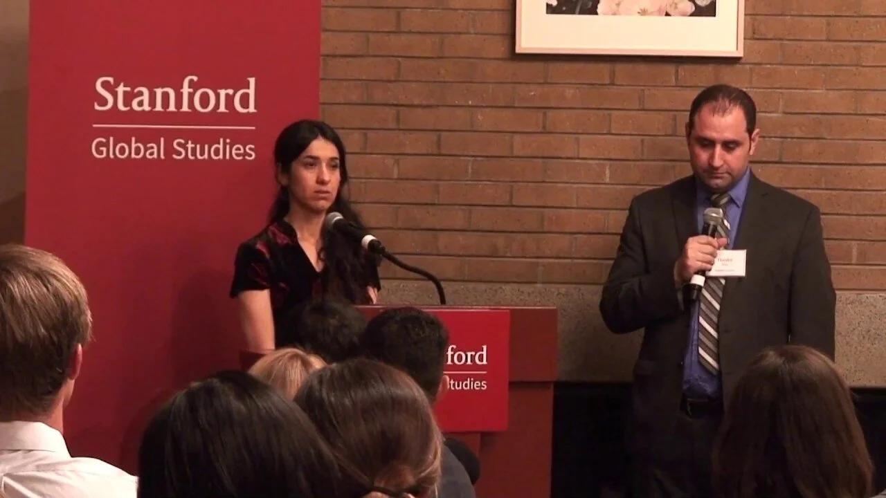 Nadia Murad visit to Stanford University