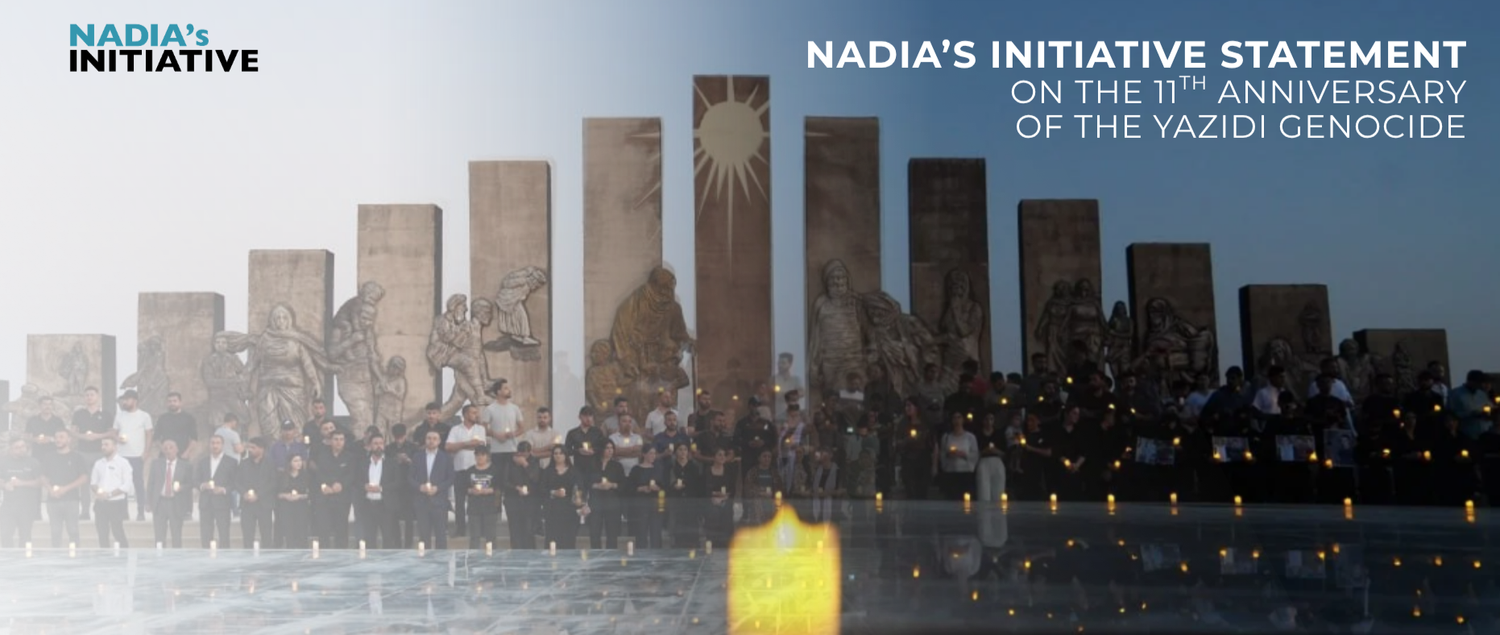 Statement von Nadia’s Initiative zum 11. Jahrestag des Völkermords an den Jesiden