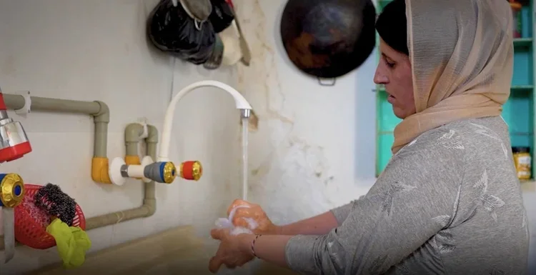 Wiederherstellung der Wasserversorgung im Dorf Guhbal