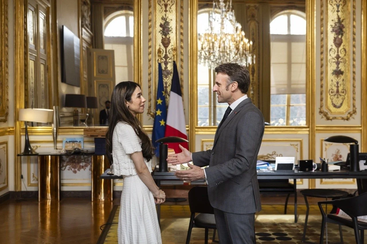 Treffen mit Französischem Präsidenten Macron