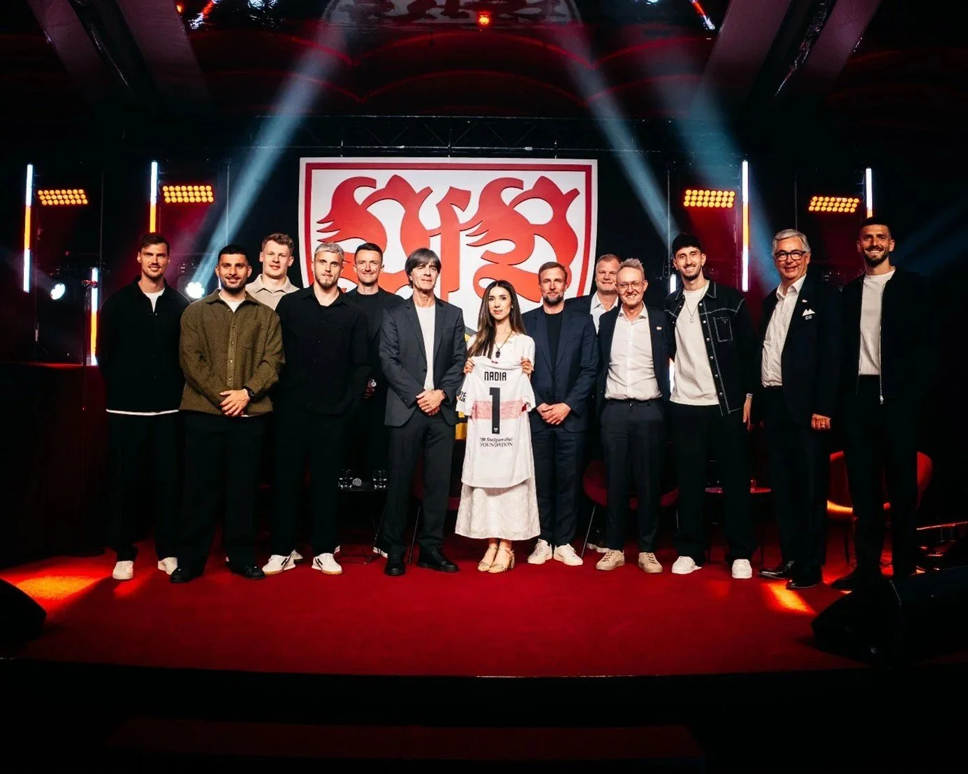 Nadia spricht in Stuttgart bei der VfB-Stiftung zu Haltung und langfristigem Engagement