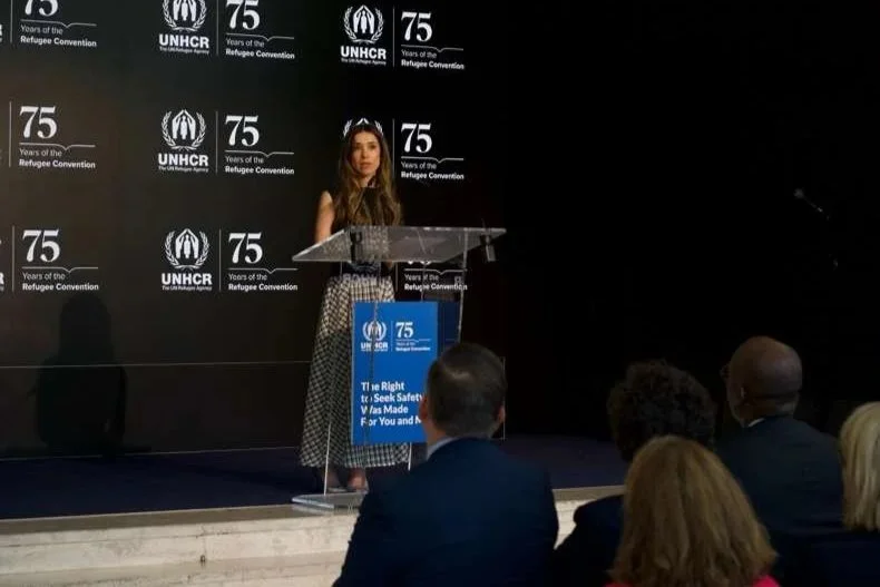 Das Versprechen erneuern: Nadia Murad würdigt den 75. Jahrestag der Flüchtlingskonvention in Genf