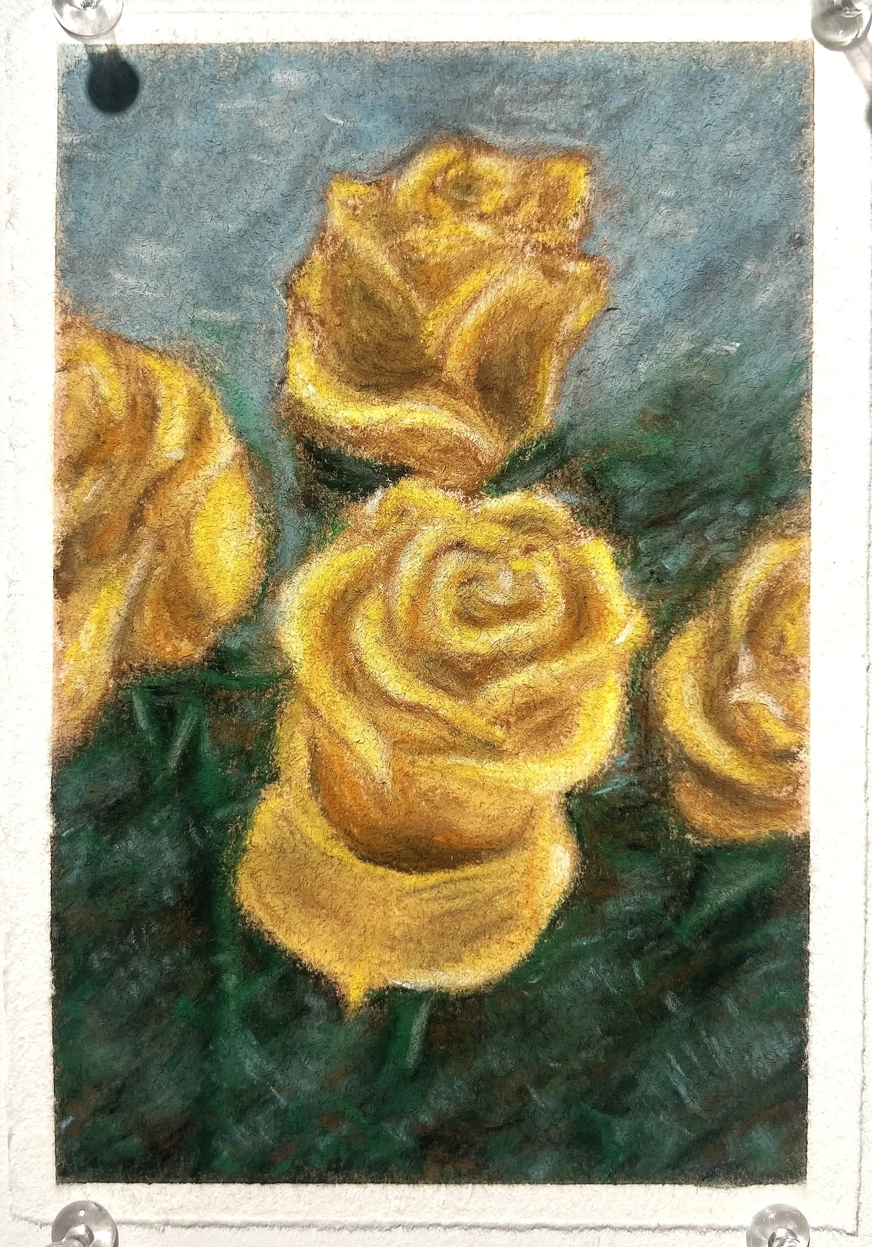 Roses
Soft Pastel on Paper
6x4", 2024