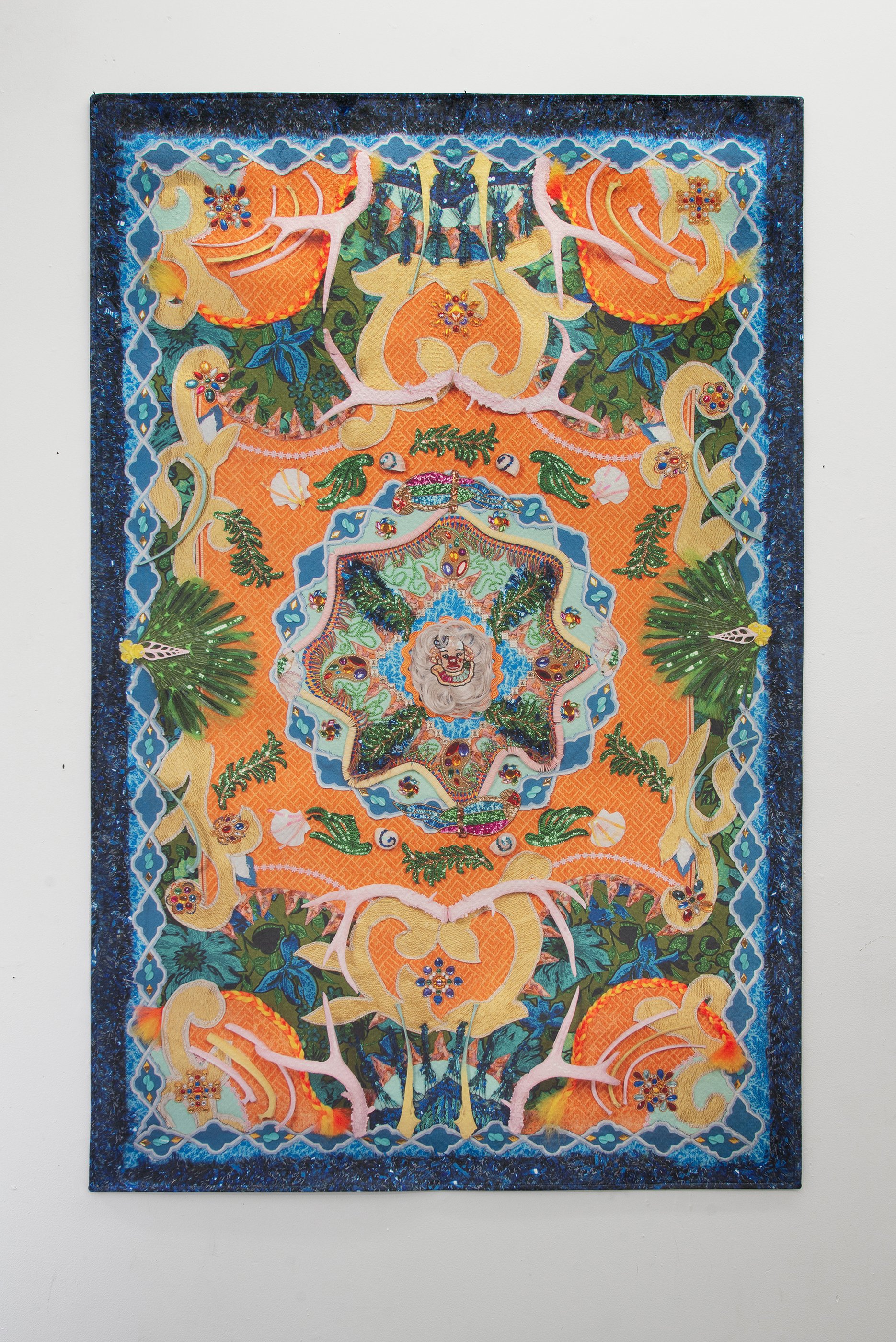 Kat_Ryals_Surf N Turf Special_Dye Sublimation Print on Velvet_50 x 78 inches_2022.jpg