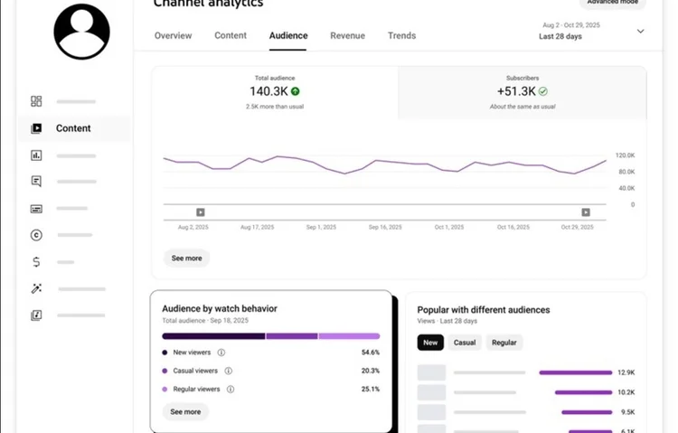 YouTube Adds New Viewer Metrics: New, Casual, and Regular Viewers ...