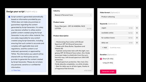 Script Lindsey TikTok Tests AI-Powered Script Generator to Accelerate Video Script ...