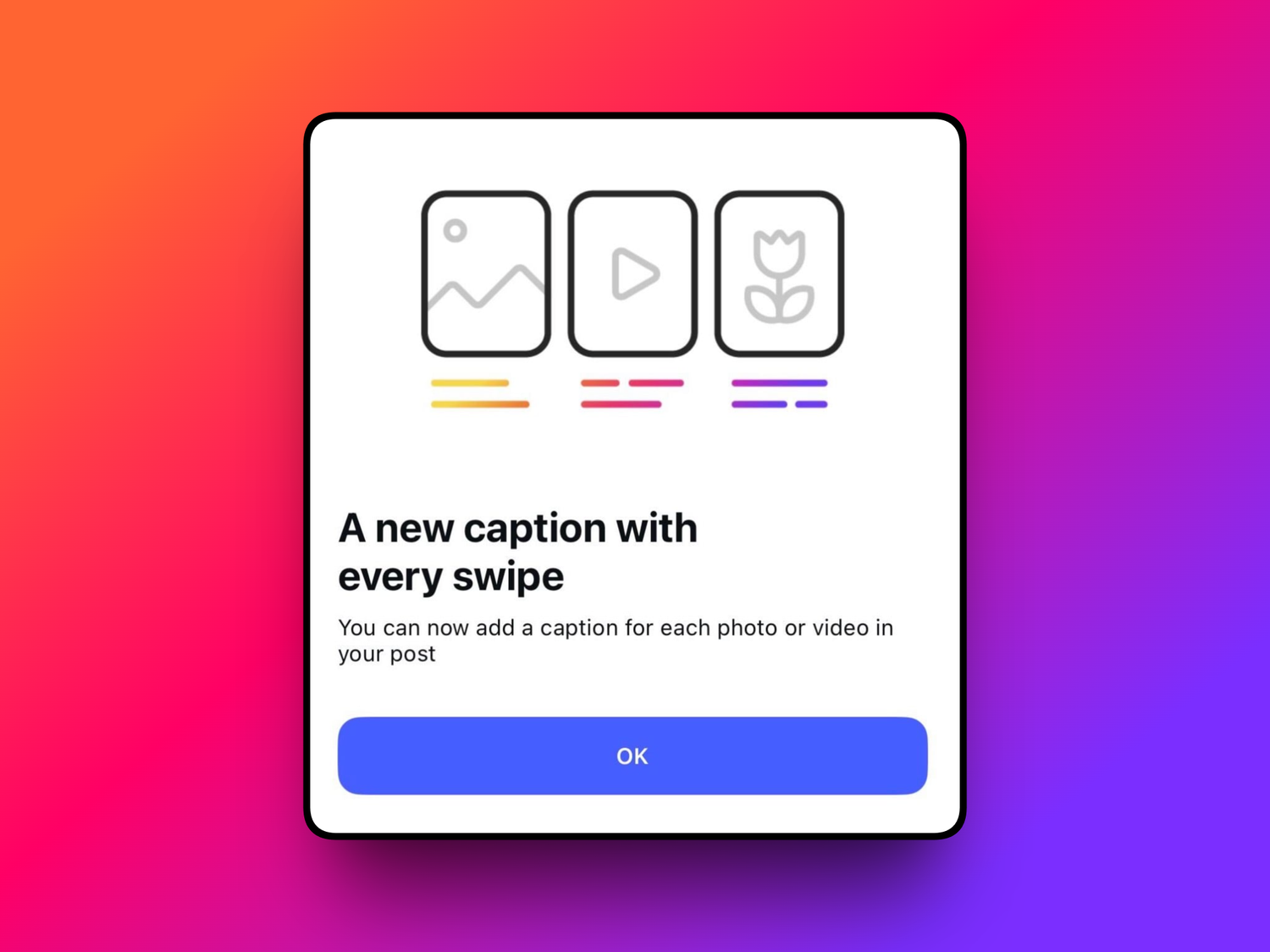 Instagram Lets Users Add Unique Captions for Each Carousel Frame (New ...