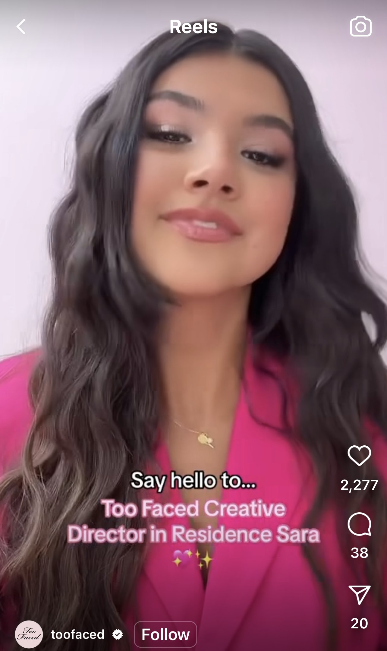 Too Faced Hires TikTok Star Sara Echeagaray as its First-Ever Creative Director in Residence