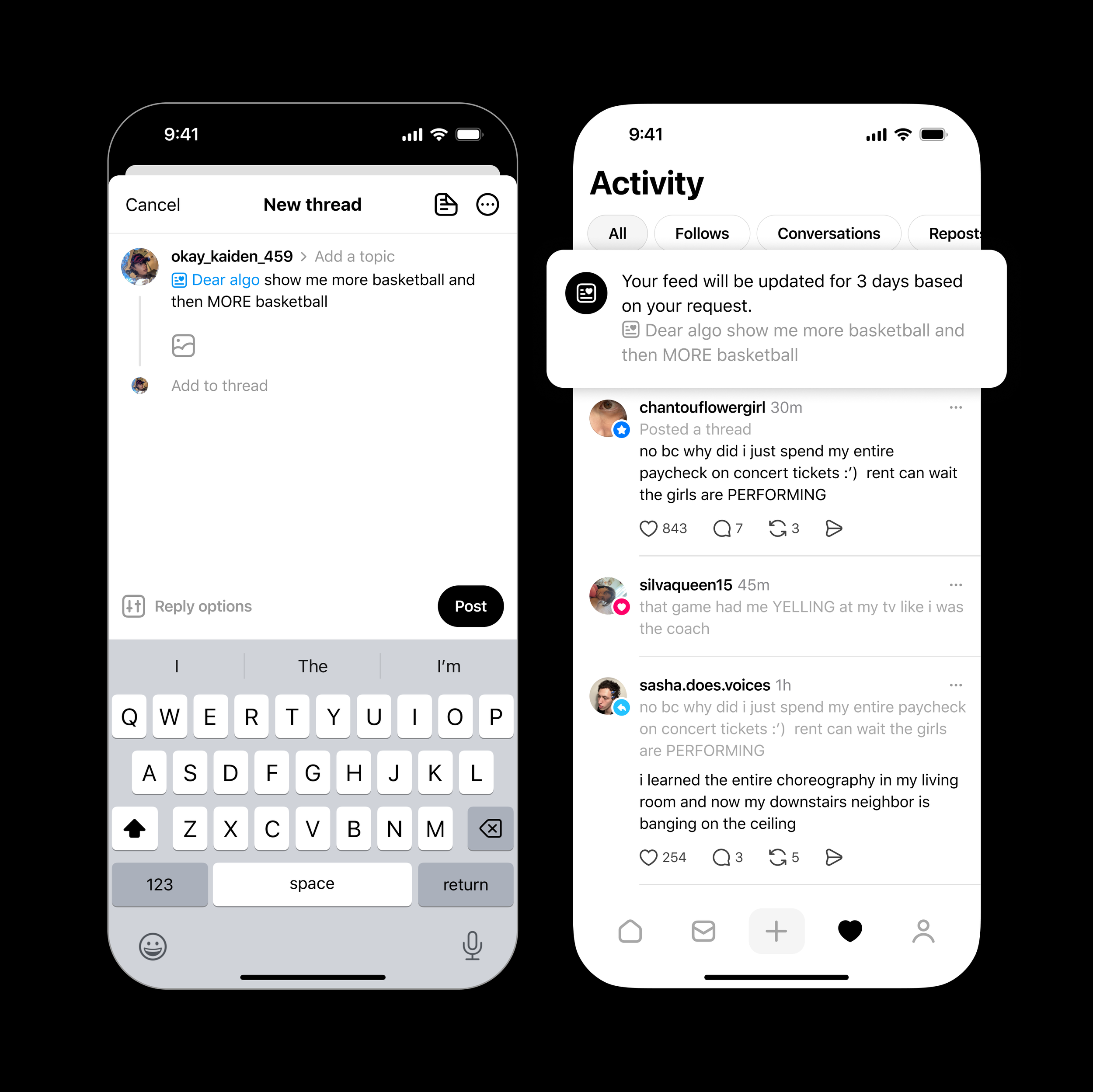 Threads Tests ‘Dear Algo’ Feature, Letting Users Tell THeir Feed What to Show 