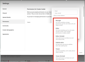 YouTube Updates Channel Permissions — Lindsey Gamble