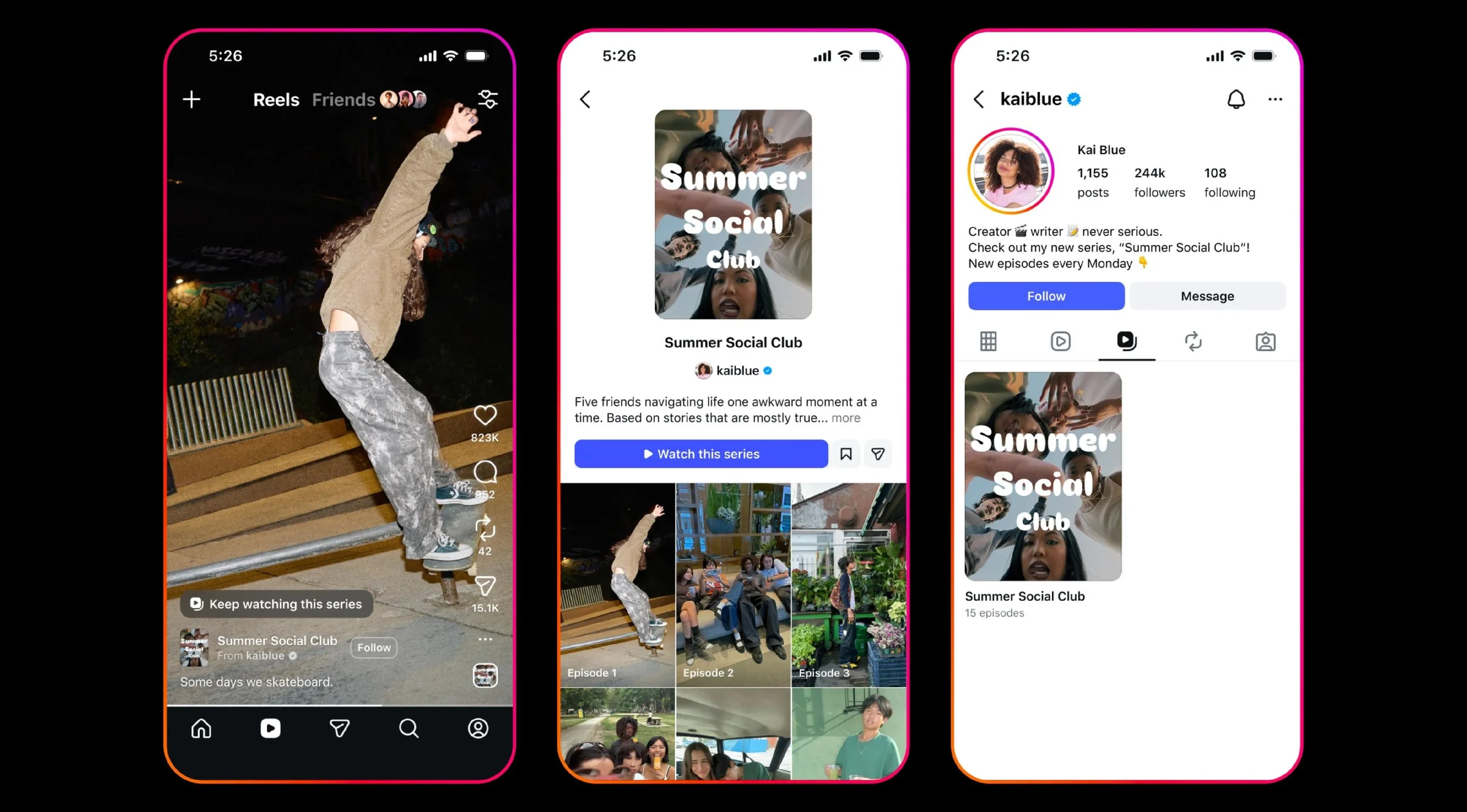 Meta Introduces “Series” Feature Across Instagram and Facebook to Turn Reels Into Episodic Content