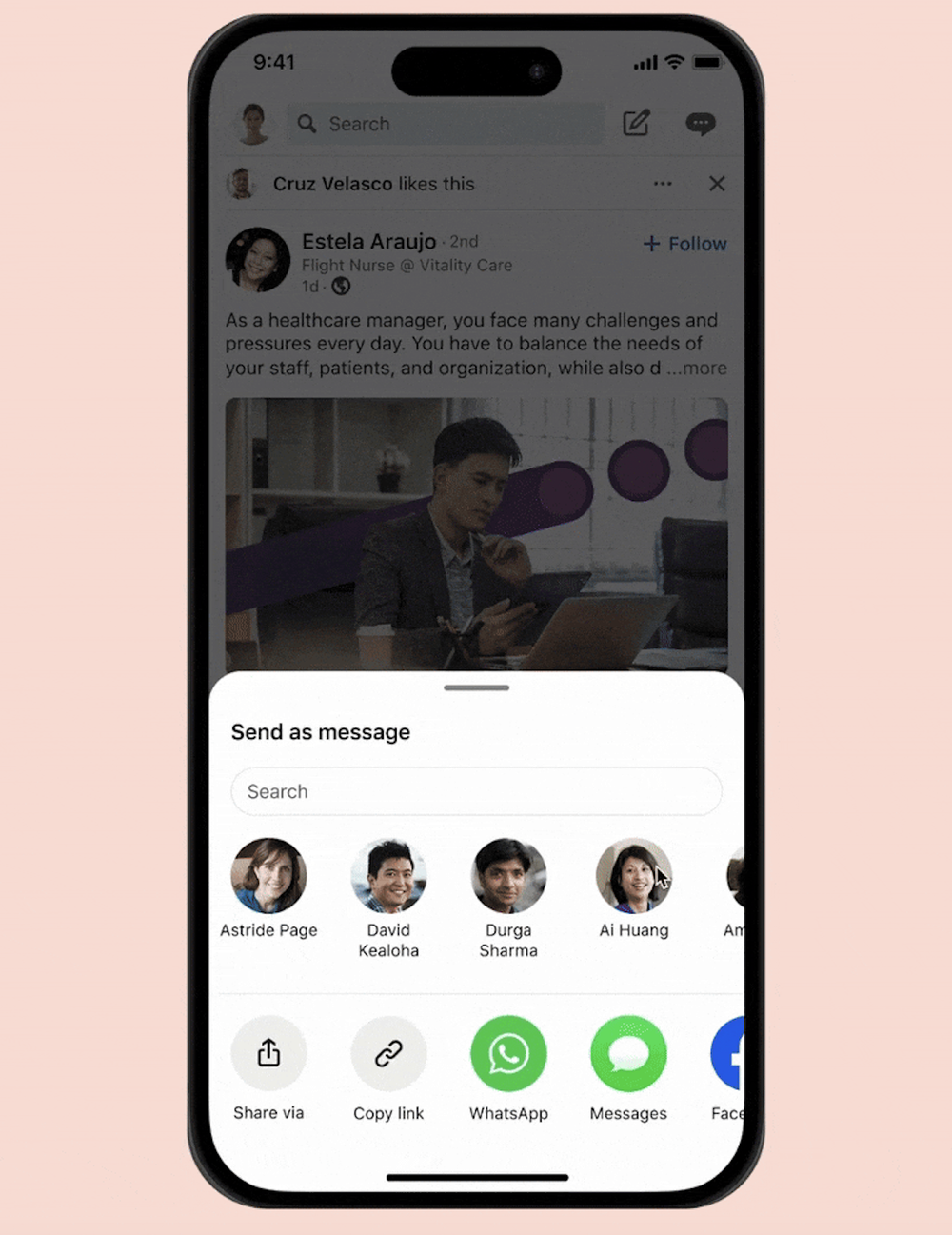 Sent Posts LinkedIn Makes it Easier to Send Posts to Connections — Lindsey Gamble