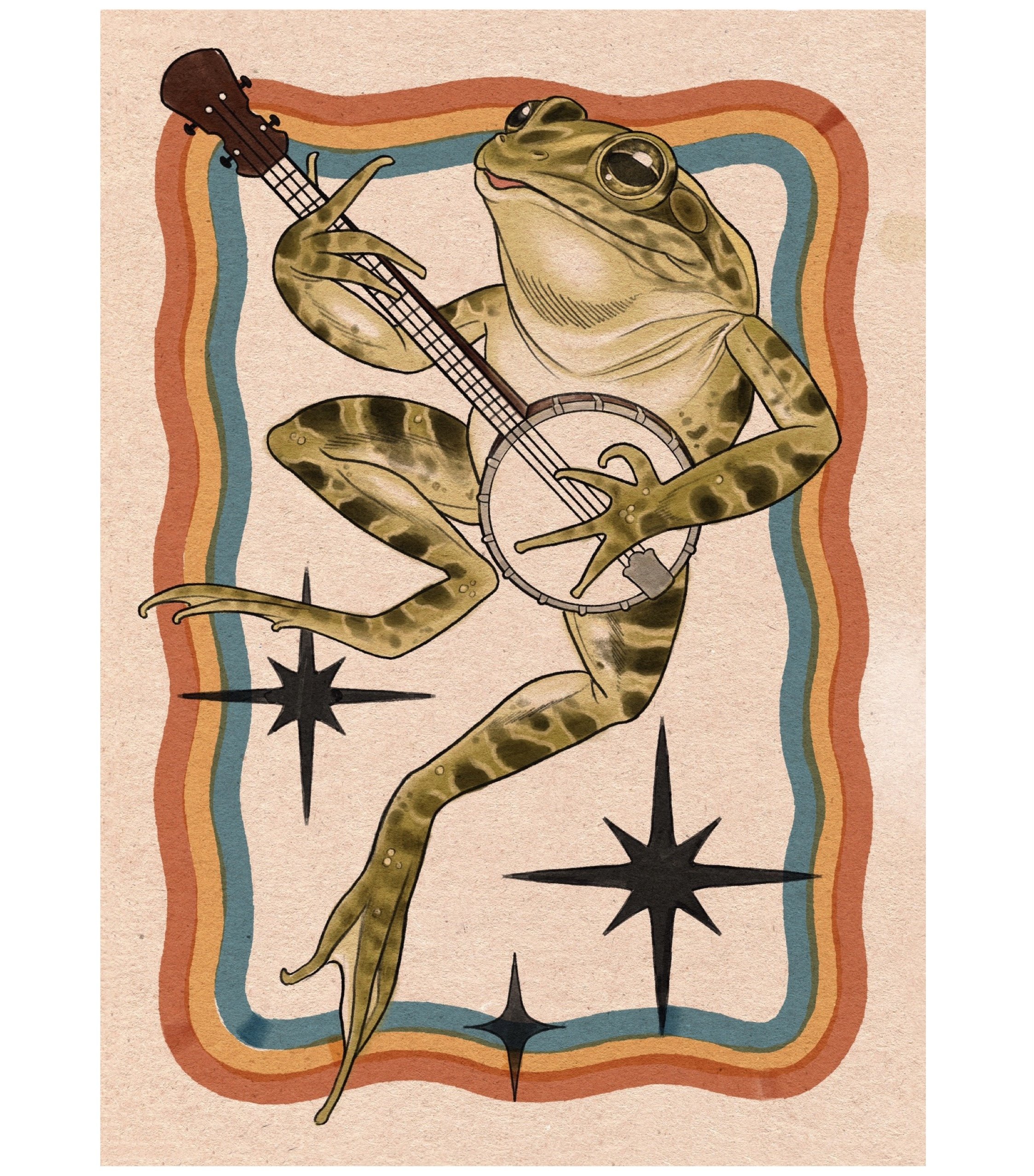 Rainbow Connection Postcard
