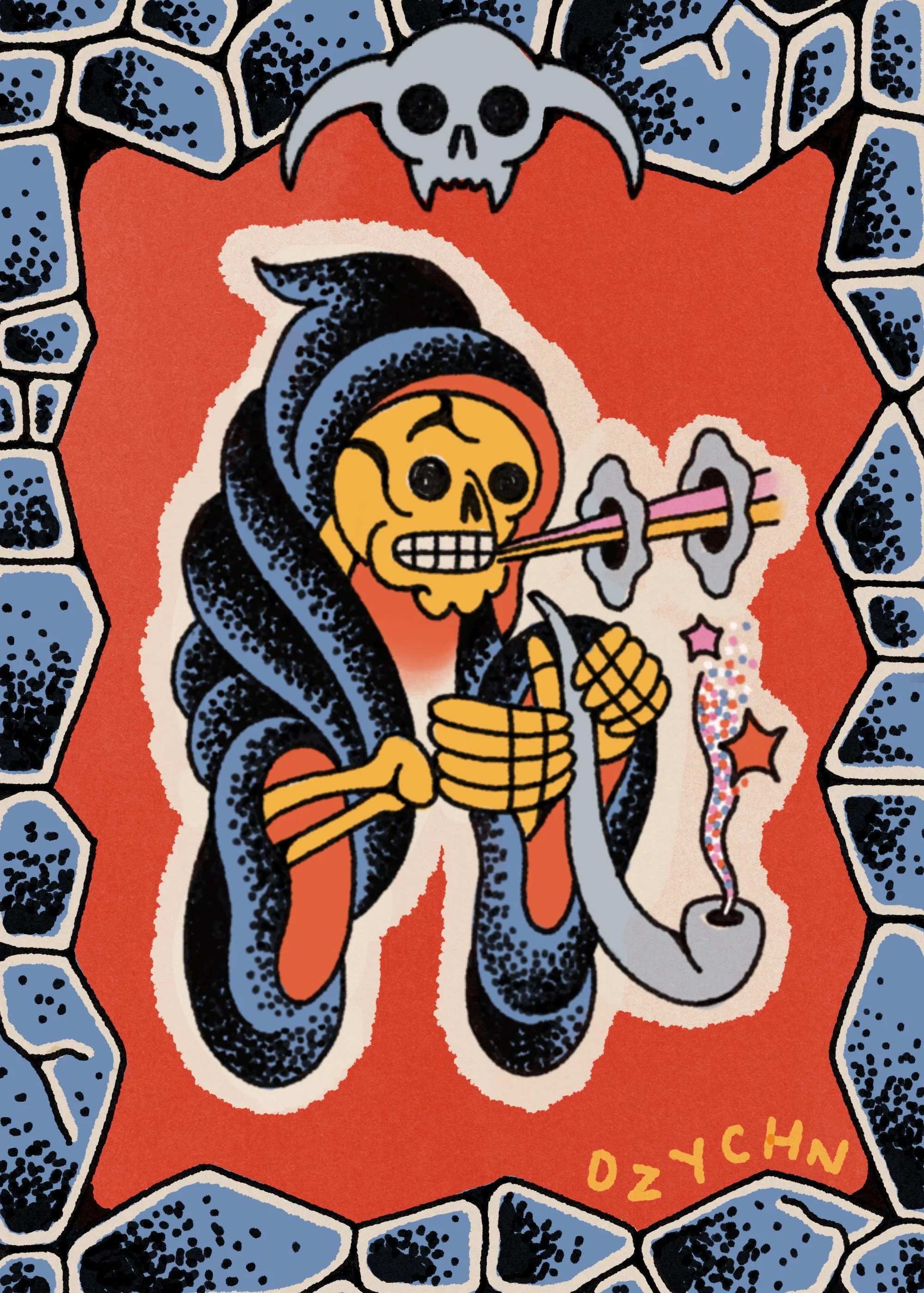 Midnite Toker Flat Card