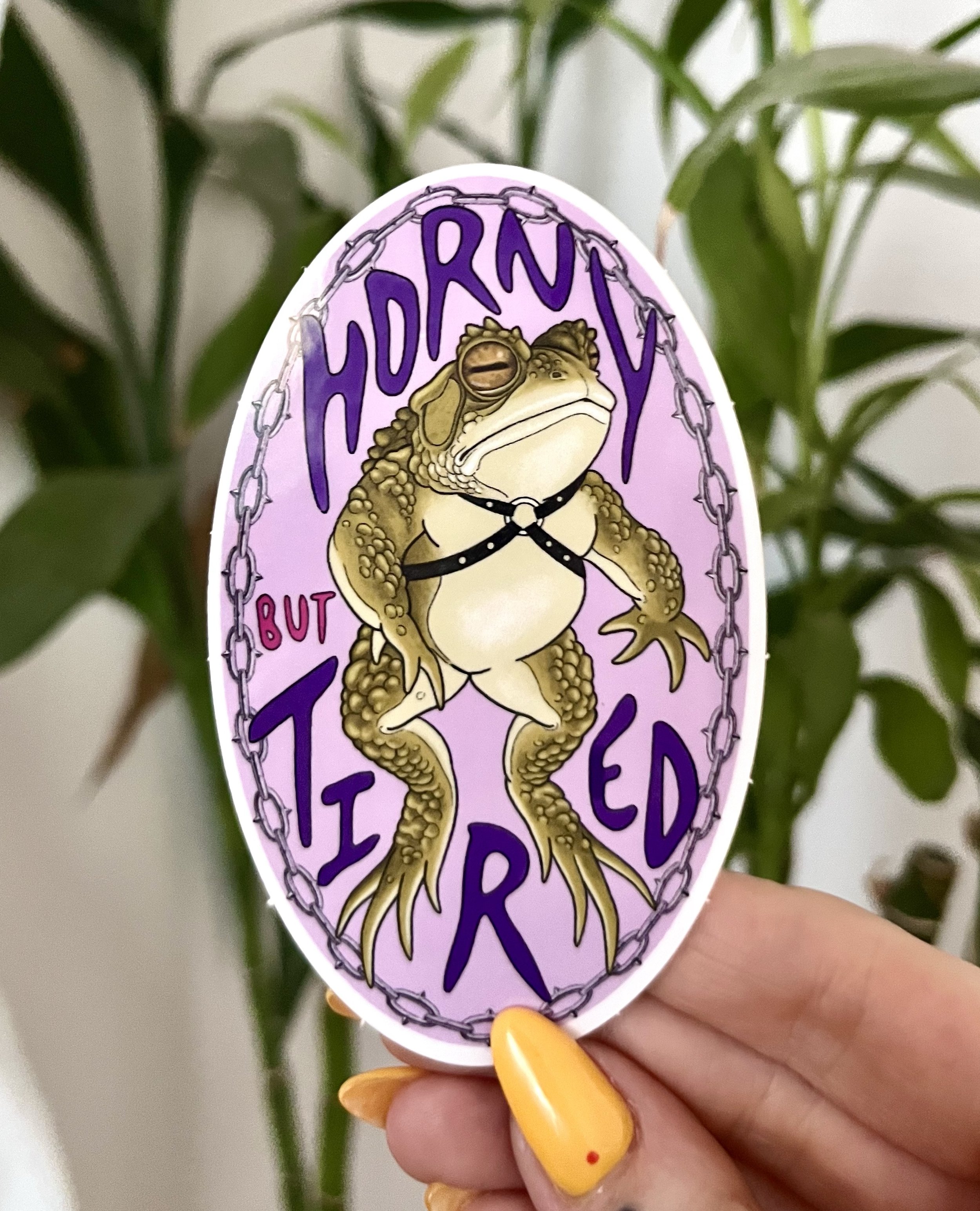 Hornt Toad Sticker