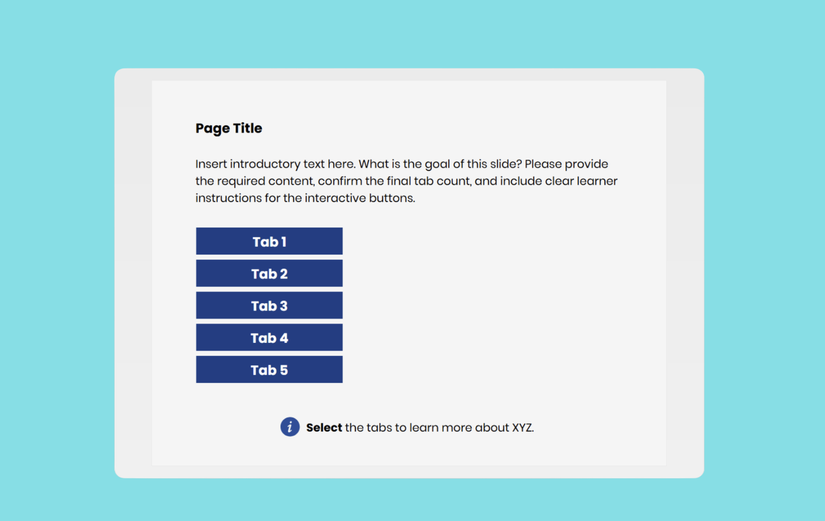 Create an Interactive Tab Layout in Storyline 360 (Free Template Download)