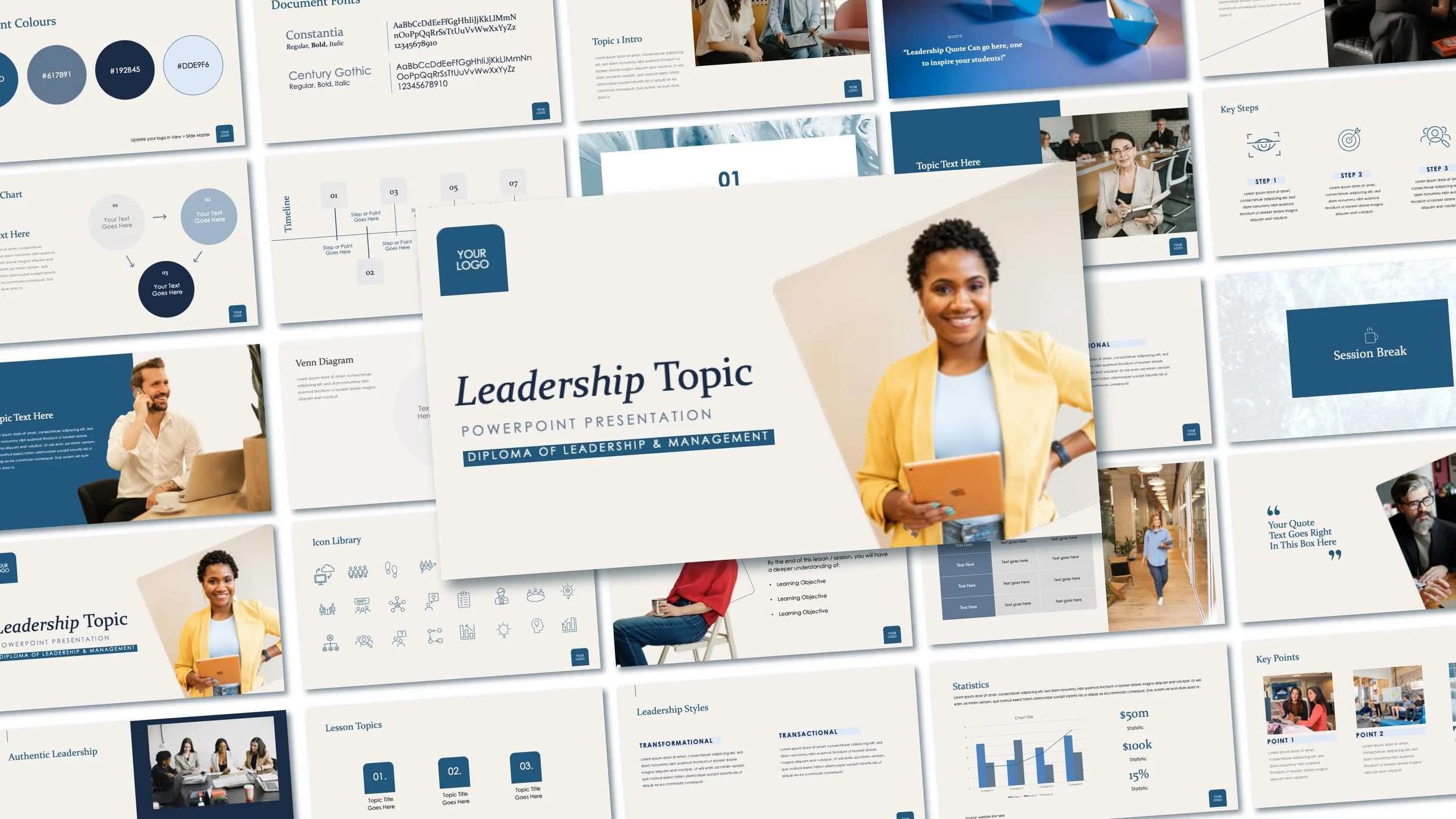 How to Create Cohesive, Branded Slides for Your Next Workshop (includes free PowerPoint Template)