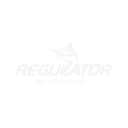 Regulator logo with marlin and slogan 'the offshore life'