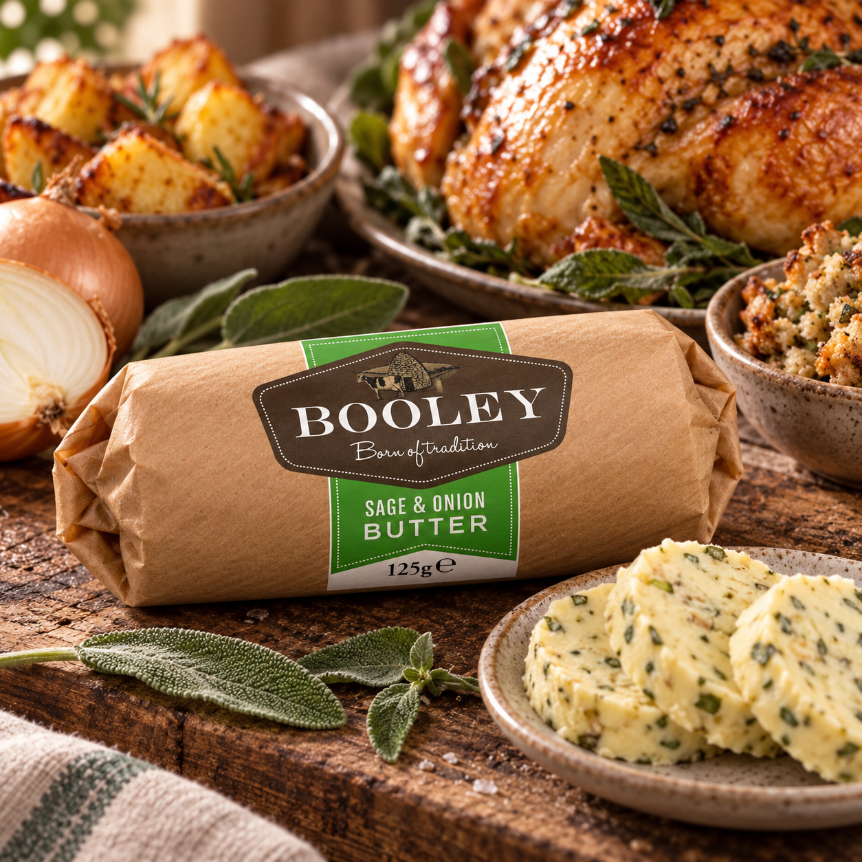 Sage & Onion Butter 125g