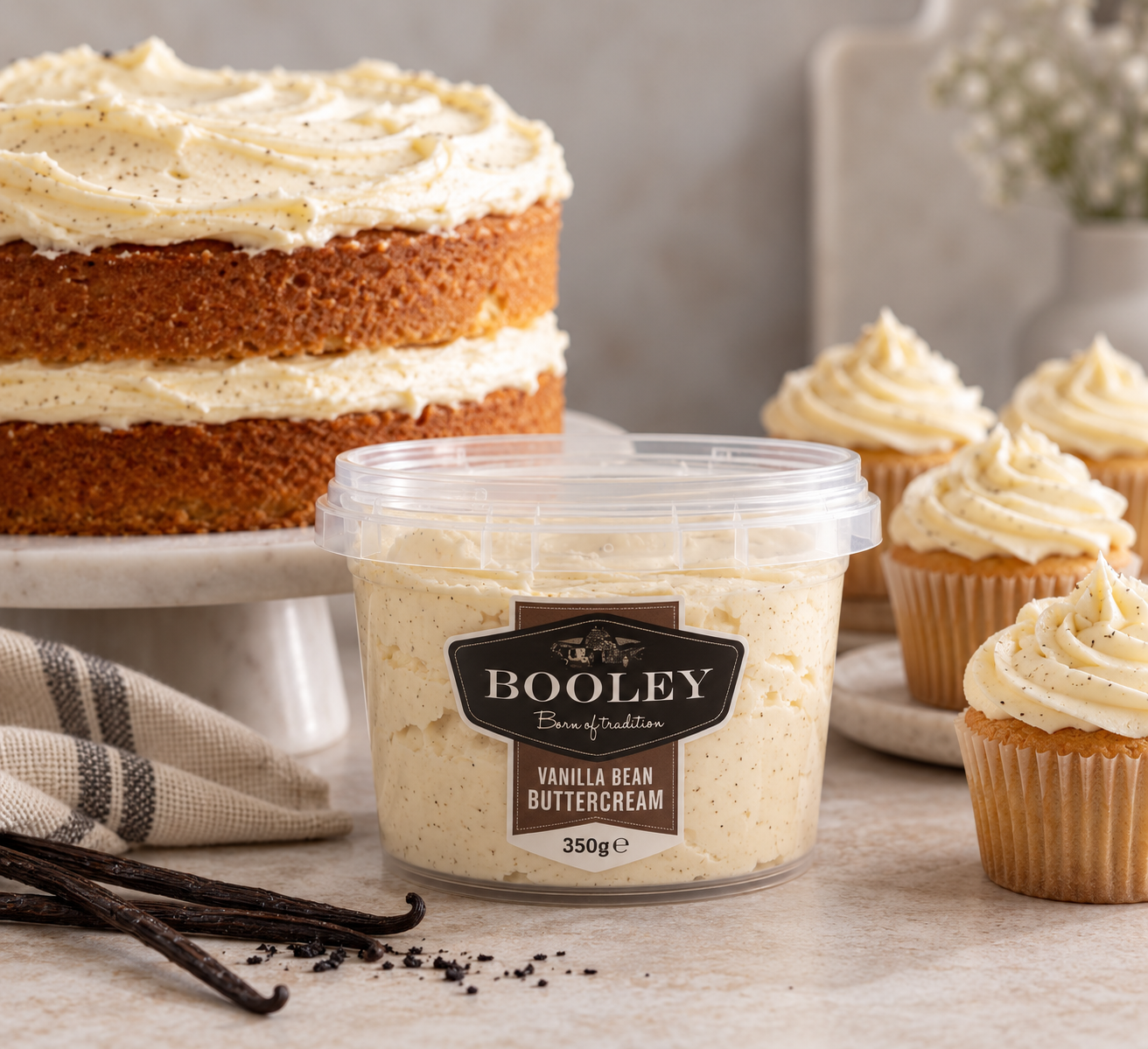 Vanilla Bean Buttercream 350g