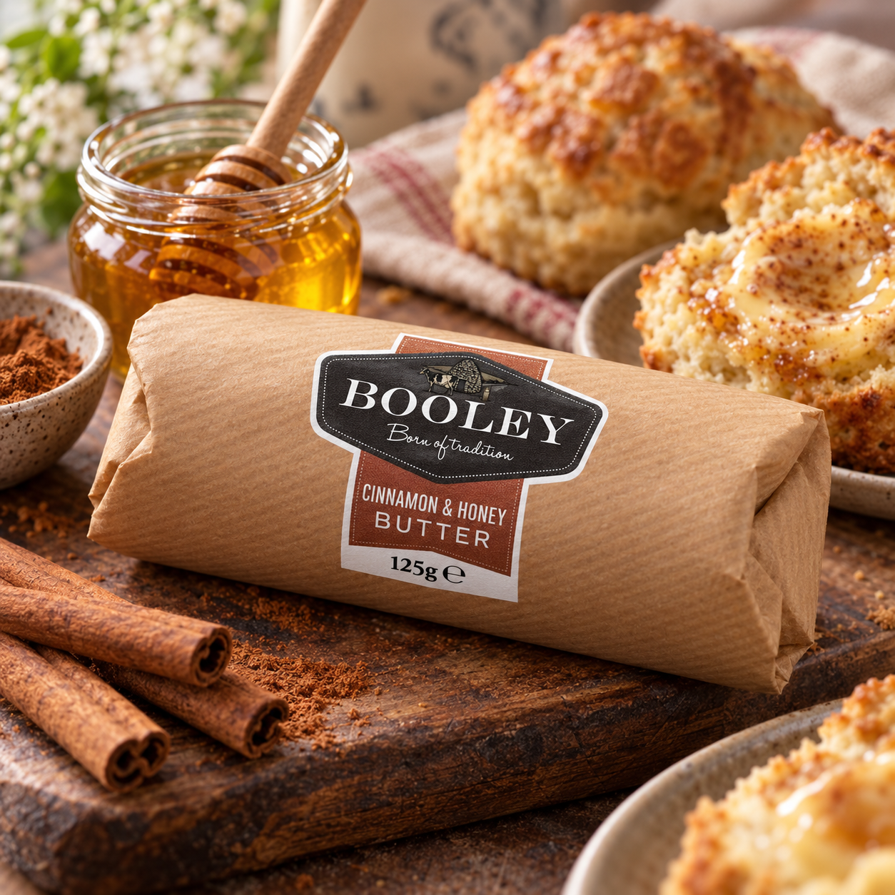 Cinnamon & Honey Butter 125g